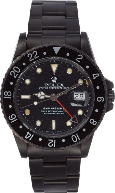 matte black limited edition rolex gmt master ii watch replica|gmt master watches for sale.